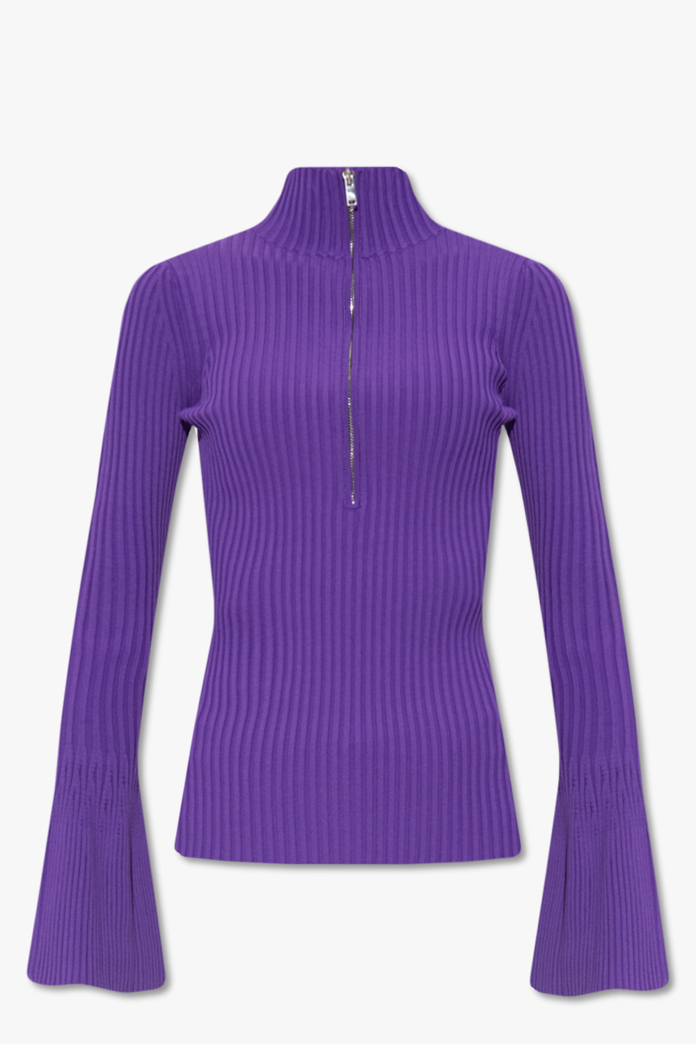 Purple Ribbed top Python Proenza Schouler Python PROENZA